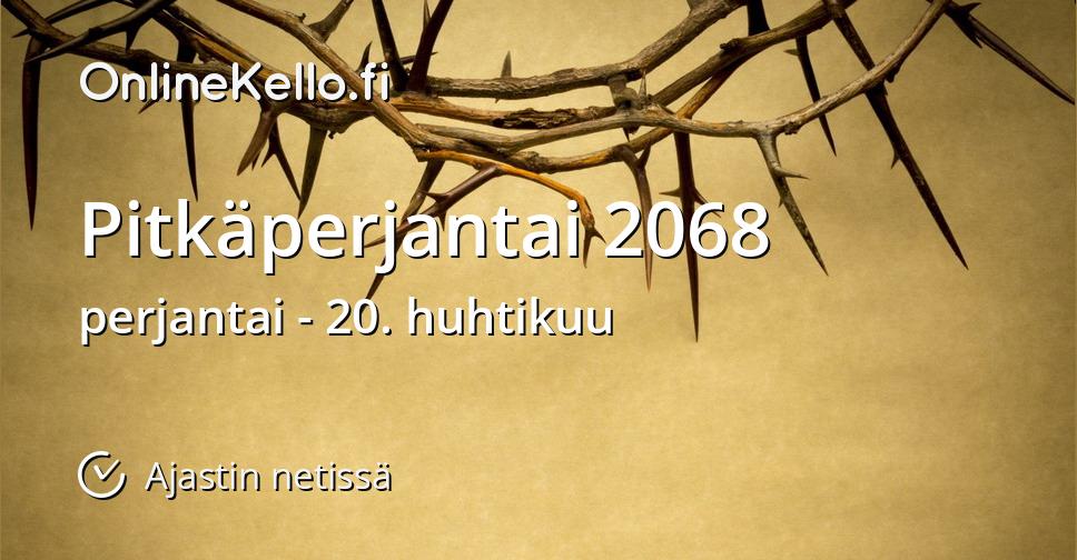 Pitkäperjantai 2068